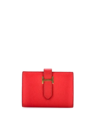 Pre-Owned Hermes Bearn Card Case Epsom