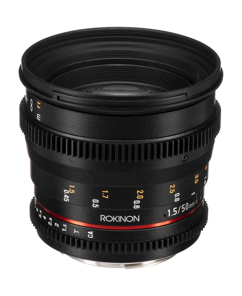 Rokinon 50mm T1.5 Cine Ds Lens for Canon Ef
