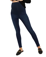 Motherhood Maternity Plus Super Stretch Secret Fit Over The Belly Skinny Ankle Jeans 