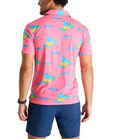 Chubbies Men's The Pineapple Floaters Performance Polo Shirt