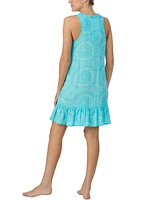 Ellen Tracy Women's Sleeveless Tie-Neck Chemise