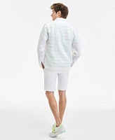 Lacoste Mens Shirt Shorts Stripe T Shirt