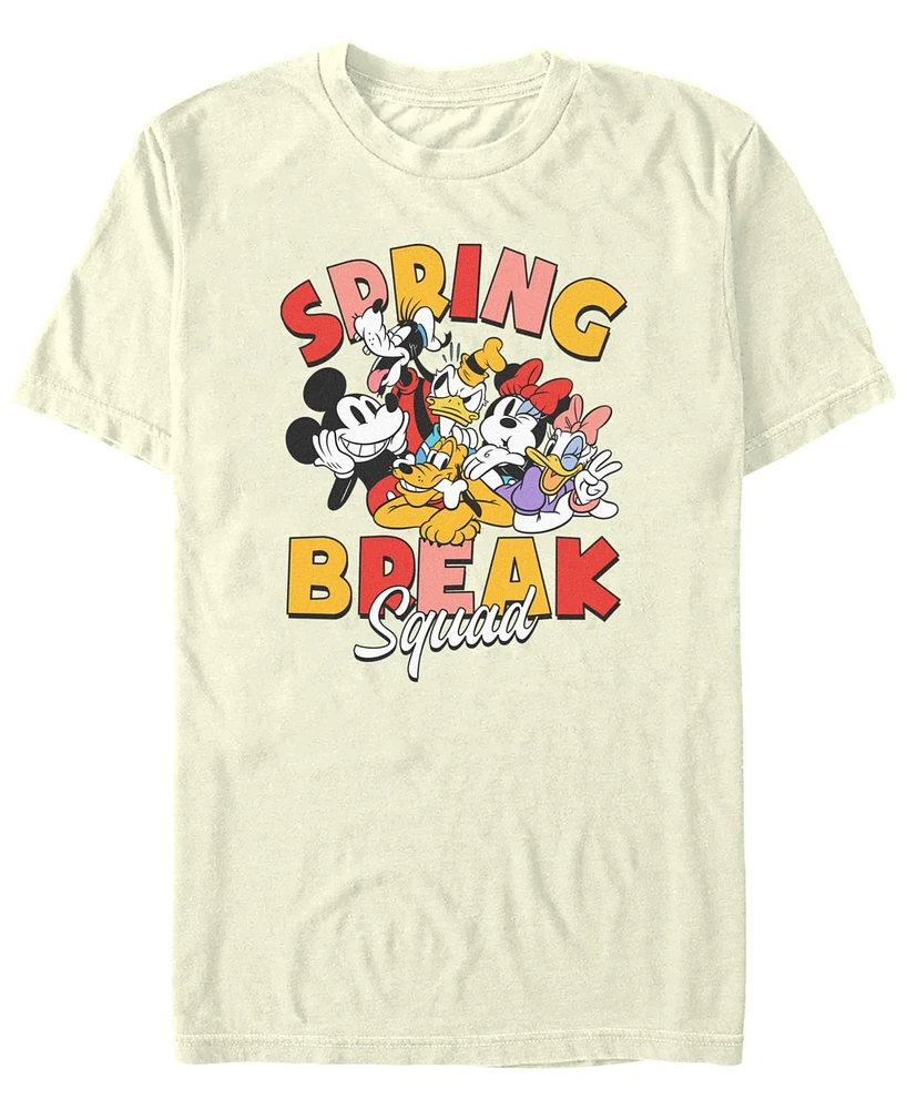 Mickey Classic Men's Spring Break Squad Short Sleeve T-Shirt