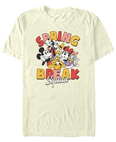Mickey Classic Men's Spring Break Squad Short Sleeve T-Shirt