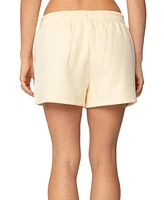 Edikted Women's Orchid Babe Sweat Shorts
