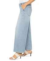 Liverpool Los Angeles Women's Weekender Mid-Rise Wide-Leg Jeans
