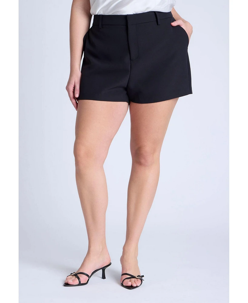 Eloquii Plus Mini Suiting Short