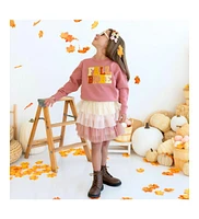 Sweet Wink Girls Blush Glitter Bow Clip Set
