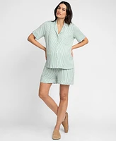 Seraphine Women's Maternity Short Sleeve Pajama