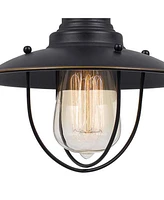 Modern Industrial Pendant Light with Metal Frame for Kitchen or Dining Room