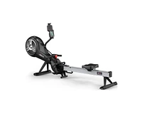 Joroto Rowing Machine, Air Magnetic Foldable Rowing Machines for Home Use, Rower Machine with 49.5" Rail, Backlit Monitor, Bluetooth, App Supported