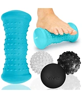 Joroto Massage Ball Set (4 Piece) - Foot Pain Hot Cold Therapy Kit - Plantar Fasciitis, Heel Spur, Sore Muscles, Trigger Point
