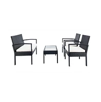 Bassey 4PC Outdoor Living Set