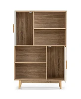 Sideboard Storage Cabinet with Door Shelf