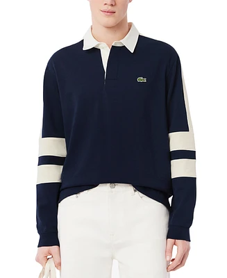Lacoste Men's Classic-Fit Stripe Polo Sweatshirt
