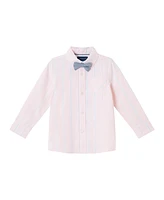 Andy & Evan Toddler Boys Toddler/Child Pink Striped Oxford Buttondown Set