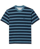 Lacoste Men's Short Sleeve Crewneck Striped T-Shirt - GAI