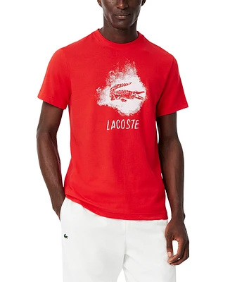 Lacoste Men's Crocodile Logo Graphic T-Shirt - ZBG
