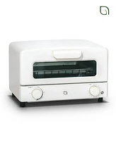 Willow Kitchen Compact Toaster Oven - Toasts and Bakes with 4 Slice or 9" Pizza Capacity, Crumb Tray, Baking Rack