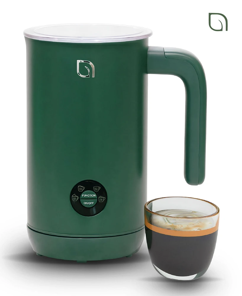 Willow Kitchen 4-in-1 Electric Milk Frother and Steamer -Barista Quality Froth Steam - Hot and Cold Foam Options