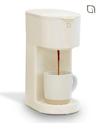 Willow Kitchen Compact Single Serve Coffee Maker - Compatible with K-Cup Pods Ground