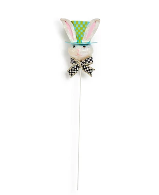 Mackenzie-Childs Calico Top Hat Rabbit Pick