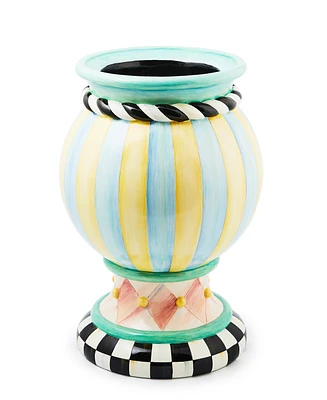 Mackenzie-Childs Rosy Meadow Medium Plant Urn
