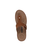 Gc Shoes Women's Alani Embellished Thong Wedge Sandals