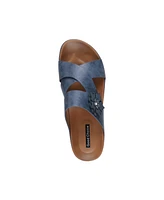Gc Shoes Women's Nessie Flower Wedge Sandals