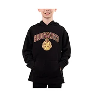 Harry Potter Boys Hogwarts Crest Youth Black Hooded Sweatshirt
