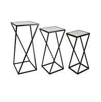 Set of 3 Plant Stand Tables for Stylish and Organized Plant Display in Your Home