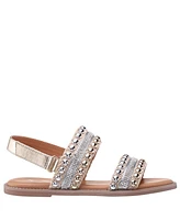 Nina Little Girls Suissa Flat Sandals
