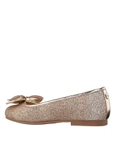 Nina Little Girls Rose Ballet Flat-Shoe Flats