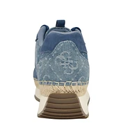 Guess Women's Stefen Lace-Up Platform Espadrille Sneakers