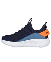 Skechers Little Boys' Go Run Elevate Slip-On Stretch Lace Athletic Sneakers from Finish Line