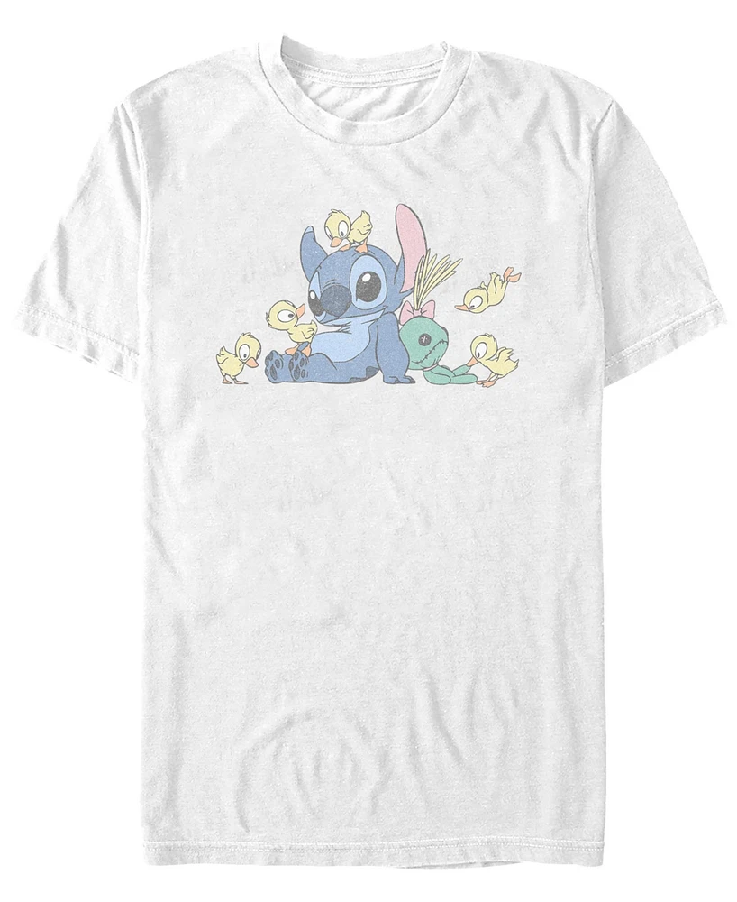 Lilo Stitch Men's Ducky Kind Short Sleeve T-Shirt