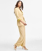 Tahari Asl Womens Striped Blazer Tank Top Pants