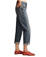 Lucky Brand Women's Mid Rise Boy Cuffed Jeans