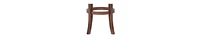 Swivel Bar Stool – Nailhead Trim & Faux Leather Upholstery