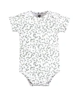 Hudson Baby Girls Cotton Bodysuits, Sunflower Love, 9-12 Months
