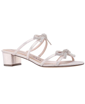 Nina Women's Georgie Low Block Heel Dress Sandals