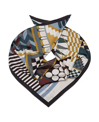 Tina - Hand Rolled Large Silk Foulard for Women