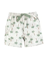 Hudson Baby Boys Shorts Bottoms 4-Pack, Palm Tree, 9-12 Months