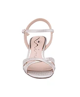 Nina Women's Flora Almond Toe Wedge Sandals