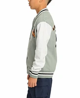 Sovereign Code Little and Big Boys Color Blocked Varsity Jacket