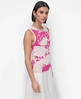 Dkny Women's Floral Sweater-Knit Tank