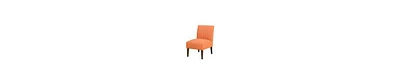 Upholstered Accent Chair with Wood Frame and Channel Tufted Back