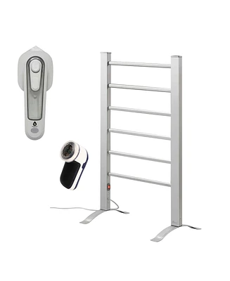 Pursonic Ultimate Laundry & Fabric Care Bundle – Mini Iron, Fabric Shaver & Electric Towel Warmer