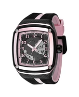 Invicta Men's 48068 Invicta Racing Quartz Multifunction Gunmetal, Pink Dial Watch