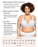 Glamorise Plus Magic Lift Front-Closure Racerback Wire Free Bra #1206